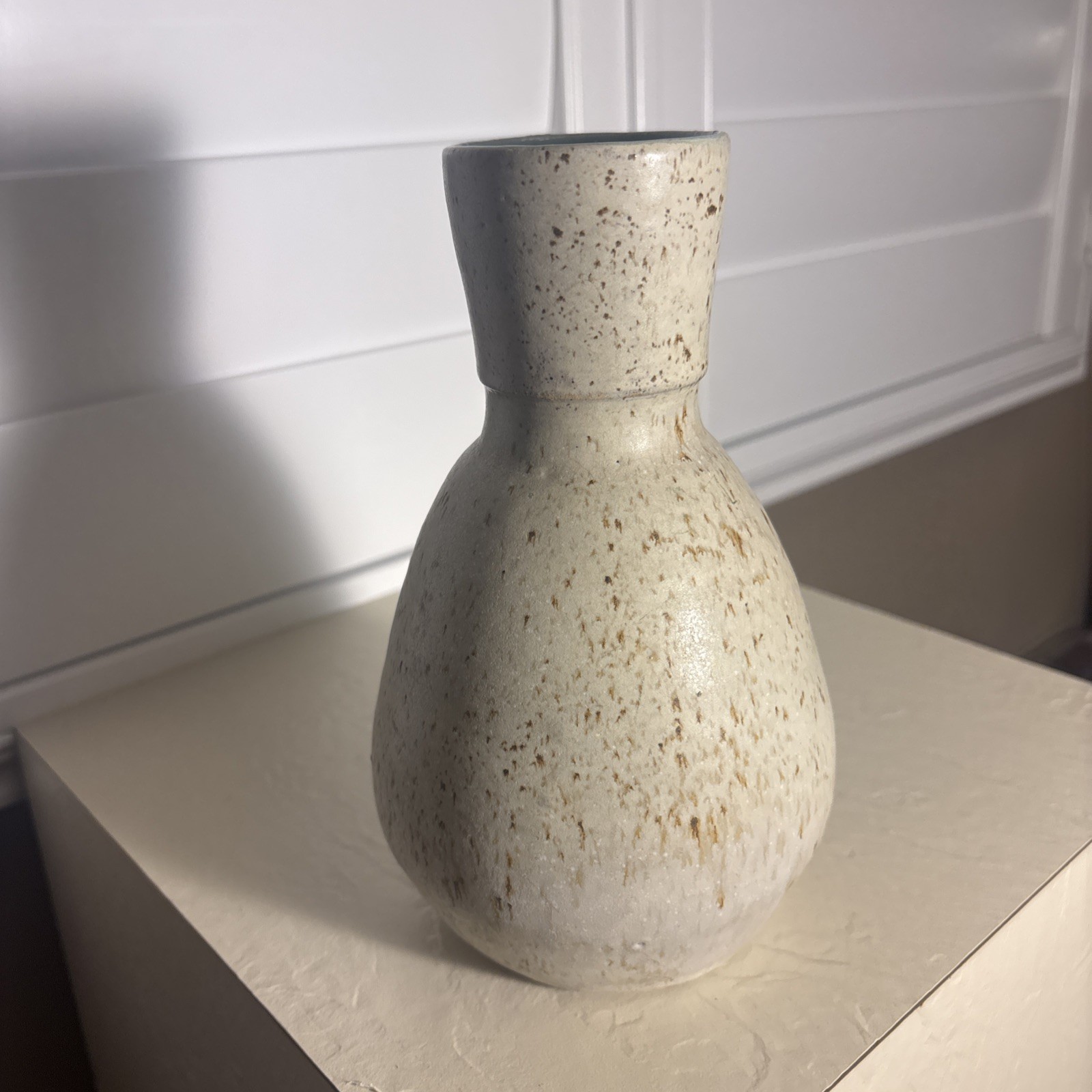 French La Borne Studio Pottery Stoneware 8” Vase / Vessel – Signed La Borne 2lbs
