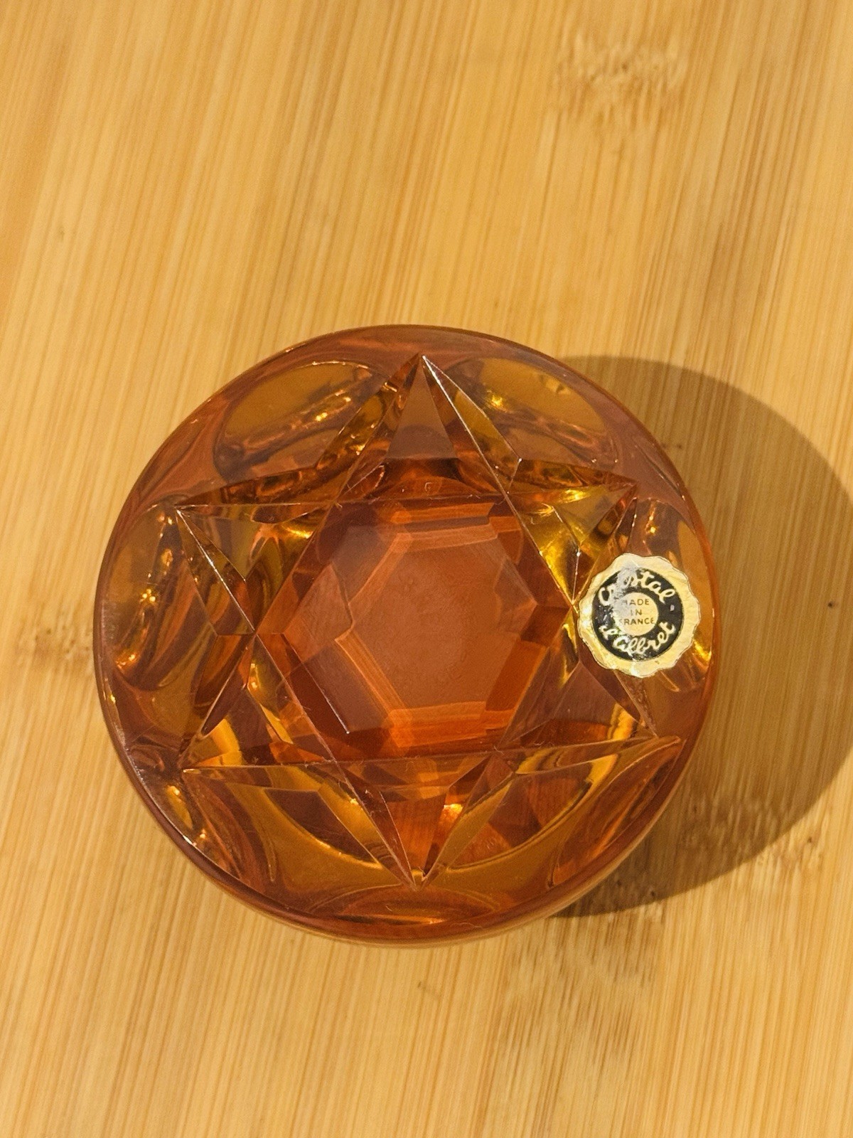 Cristal d’Albret limited Edition Golda Meir Prime Minister of Israel Paperweight