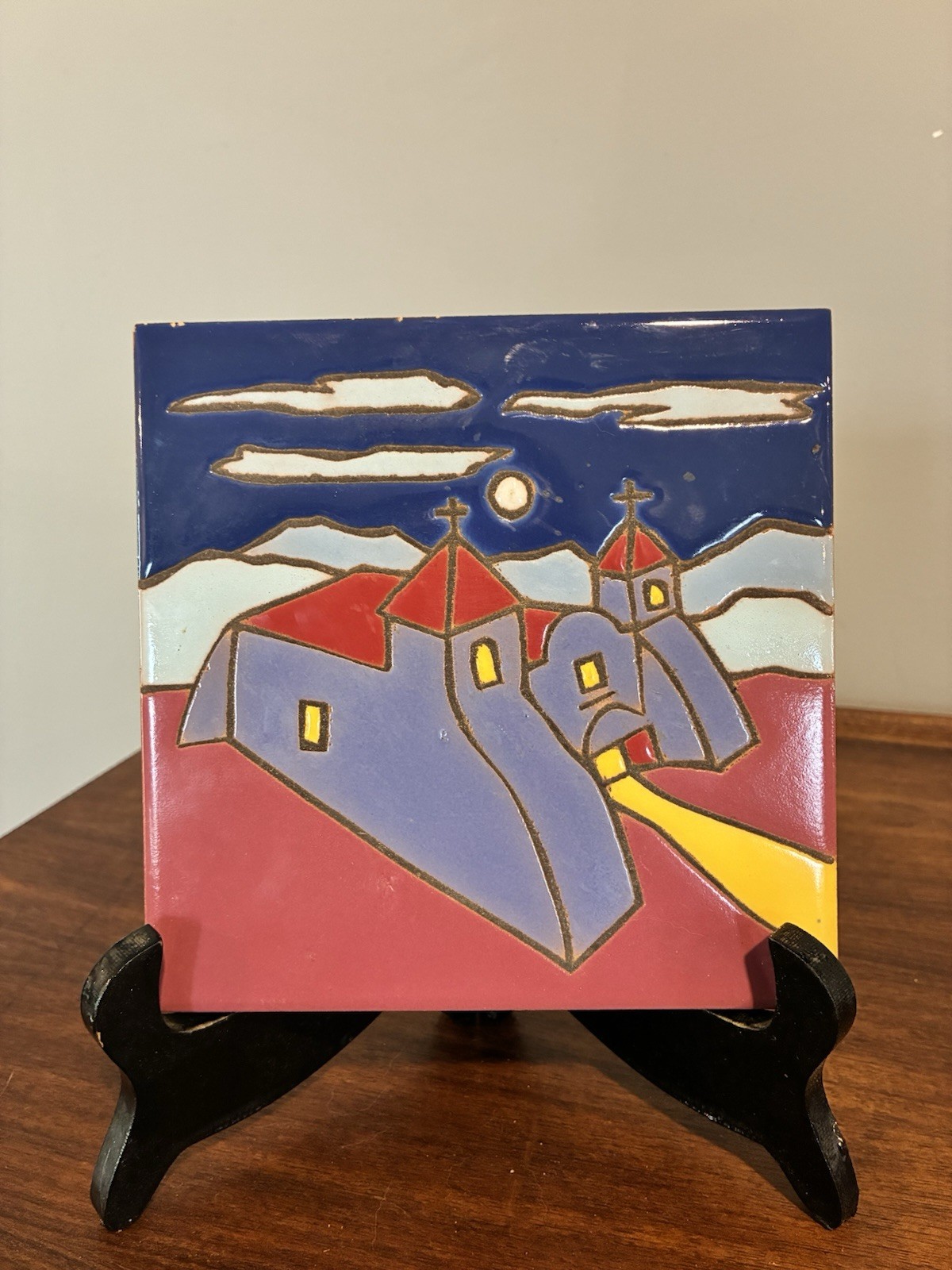 MAG MOR Studios Church Tile Christine Fitzgerald Trivet Coaster Wall Art USA