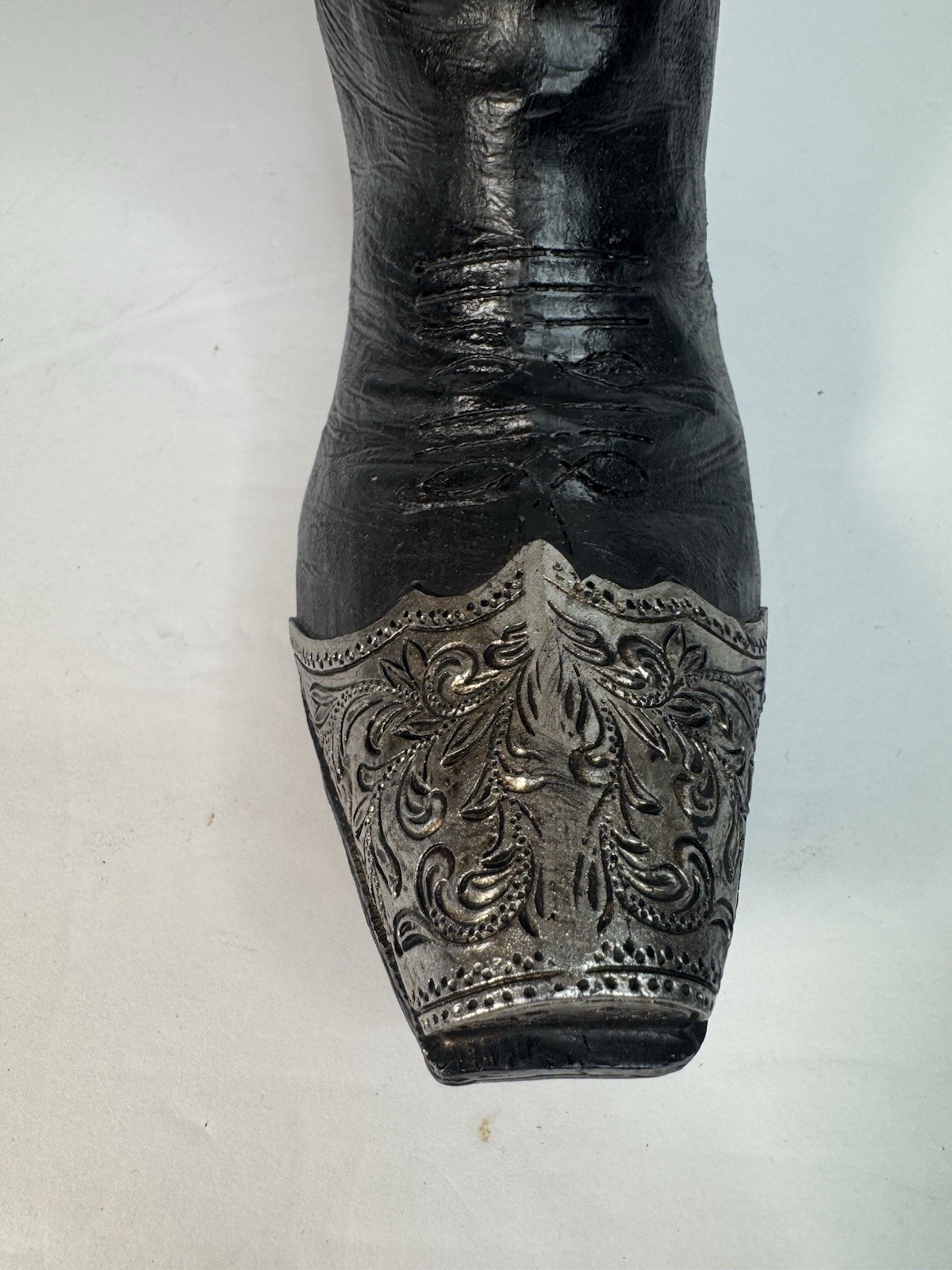 burton+BURTON Patriotic Americana Cowboy Boot Resin Figurine 11in Stars/Stripes