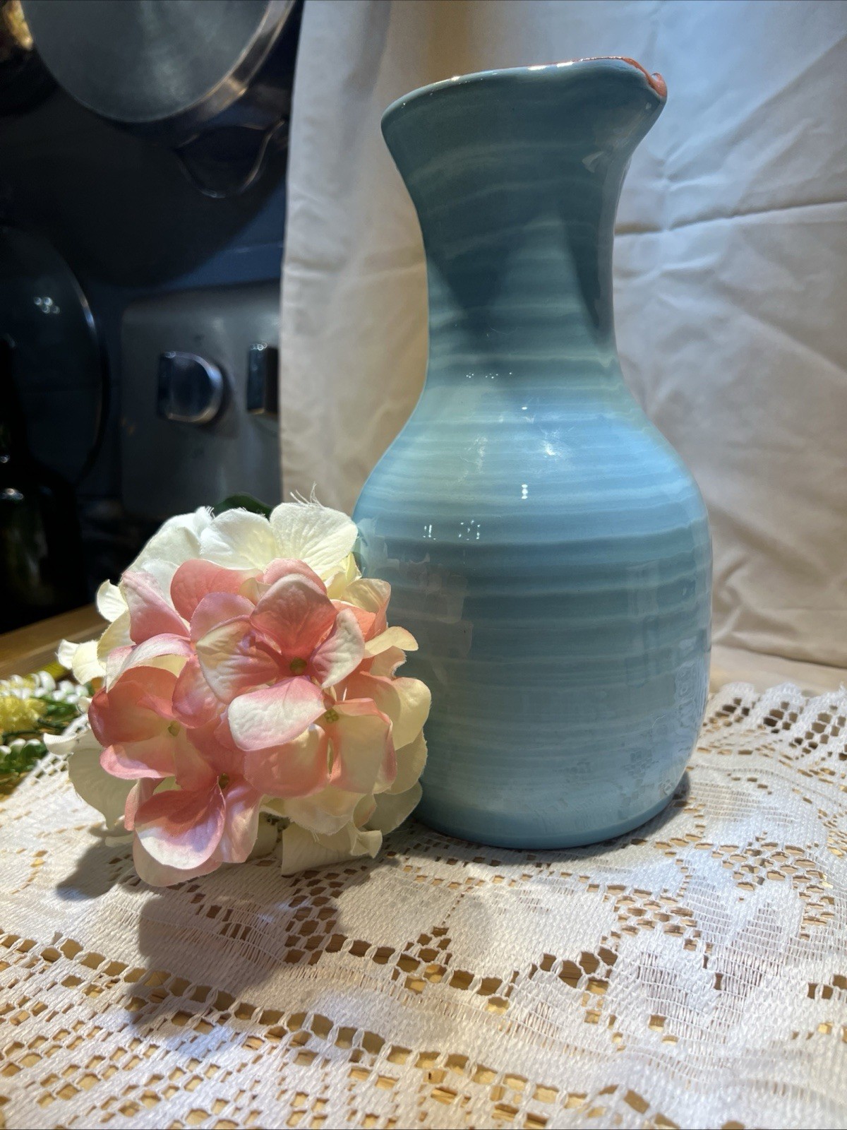 Large Redware Vase/decanter