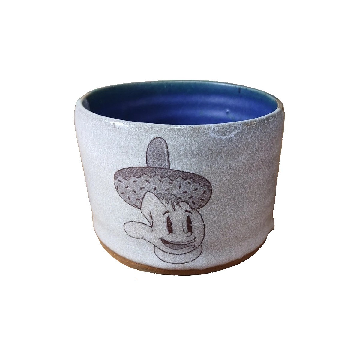 SIGNED F U Middle Finger 5″ Stoneware Vase Classic Animation Rubber Hose Cartoon