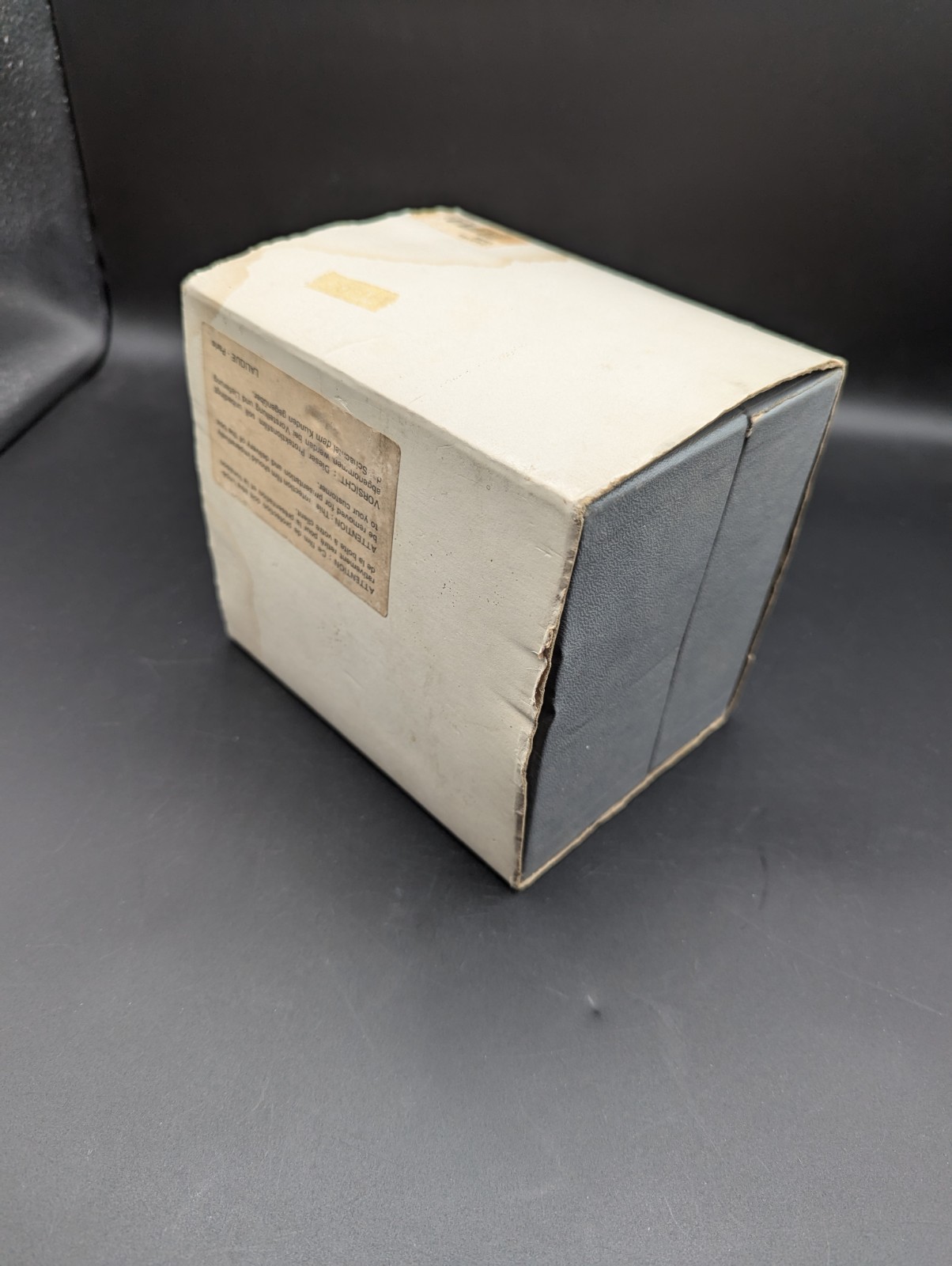 Lalique Crystal Zagora Vase with Box signed