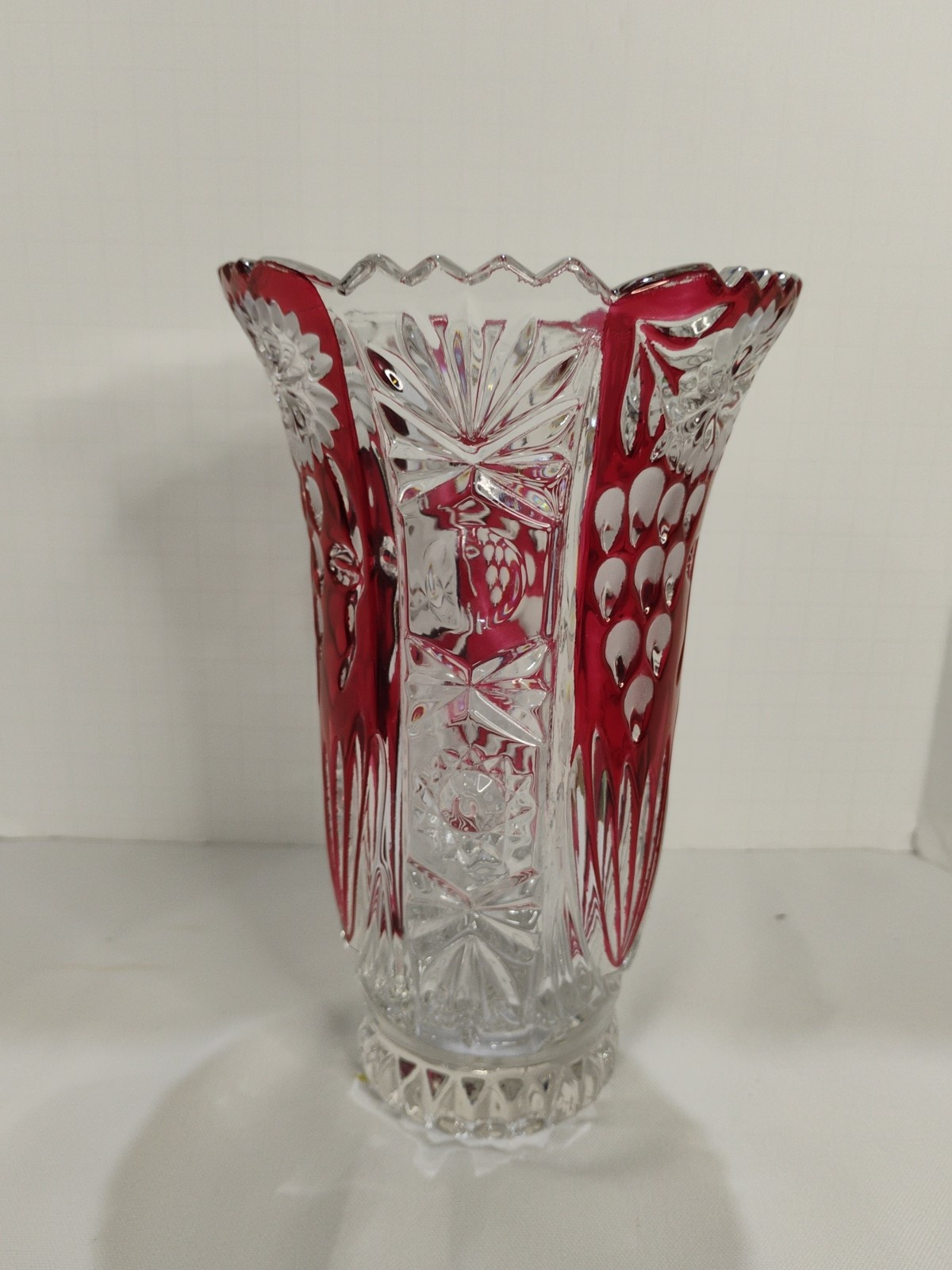 Vintage Anna Hutte Lead Crystal Vase NEW IN BOX 24% PbO Made in Germany