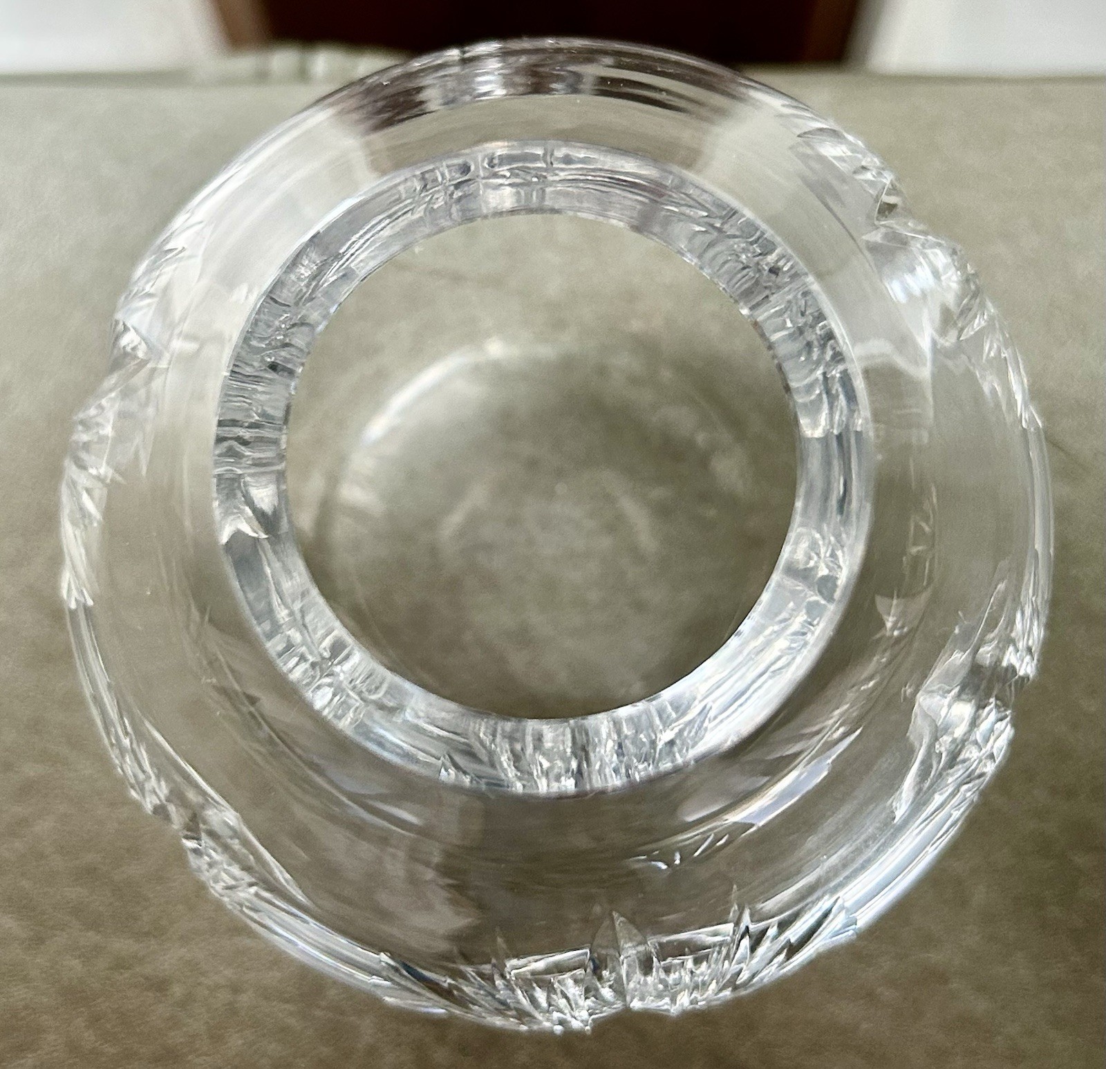 Edinburgh 3” Crystal Bud Vase Hand Deep Cut – Made in Scotland Signed