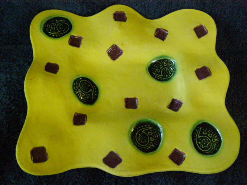Handmade Ash Tray ~ Signed ~ Las Cruces Pottery Works