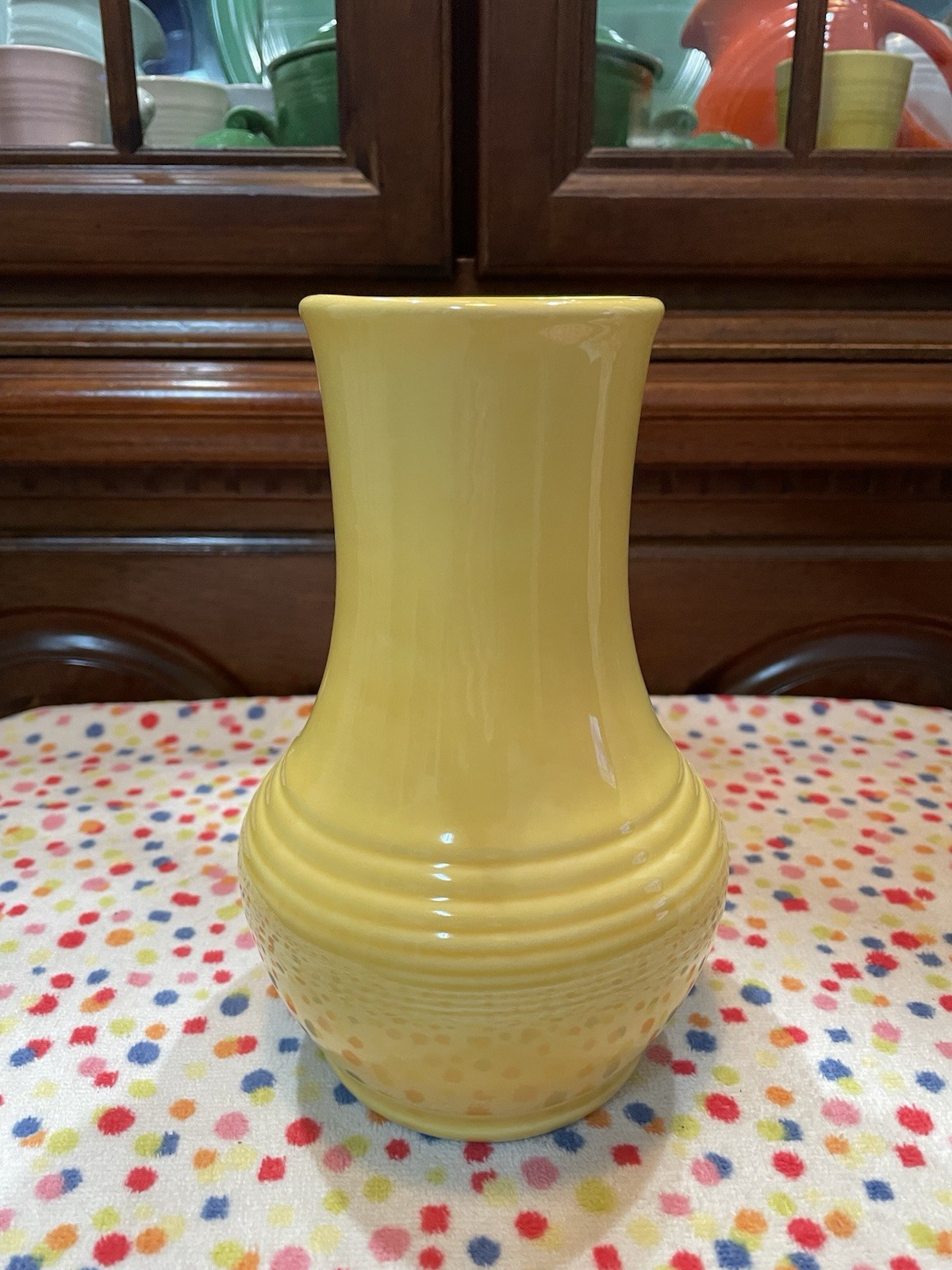 Fiesta Vase Royalty Sunflower NWT *FIRST QUALITY* Not Seconds Pristine 7 1/2 In