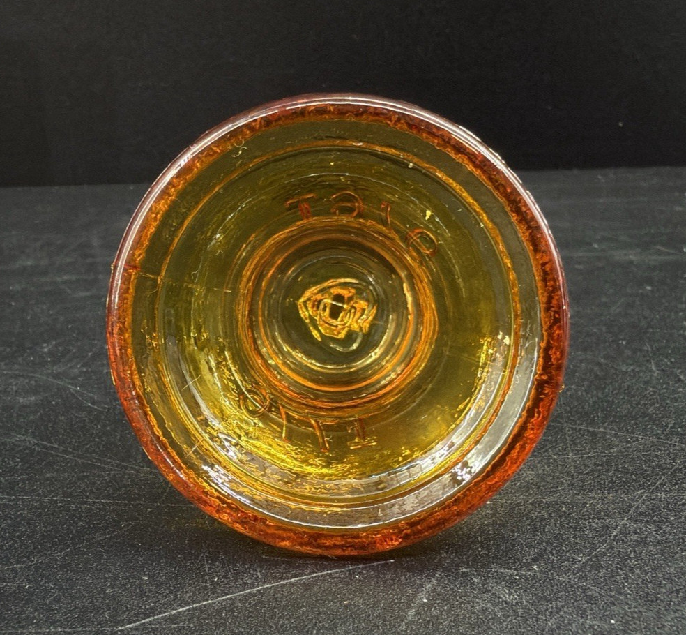 Vtg Degenhart Amberina Cadium Glass 1776 – 1976 Liberty Bell Bicentennial GLOWS