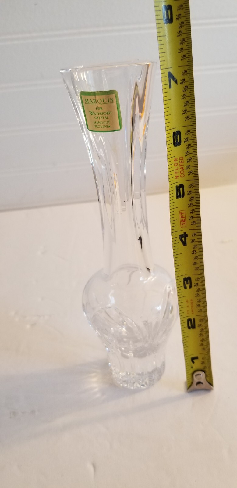 Marquis by Waterford Clear Crystal Bud Vase 7 in