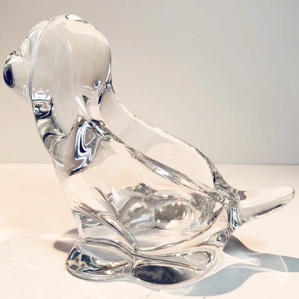 Sasaki Crystal Art Glass Puppy