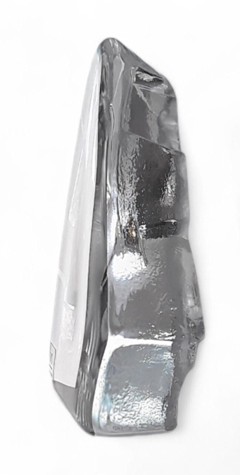 Nybro Crystal Kangaroo Paperweight Sculpture Cilla Persson Design Sweden – 4″