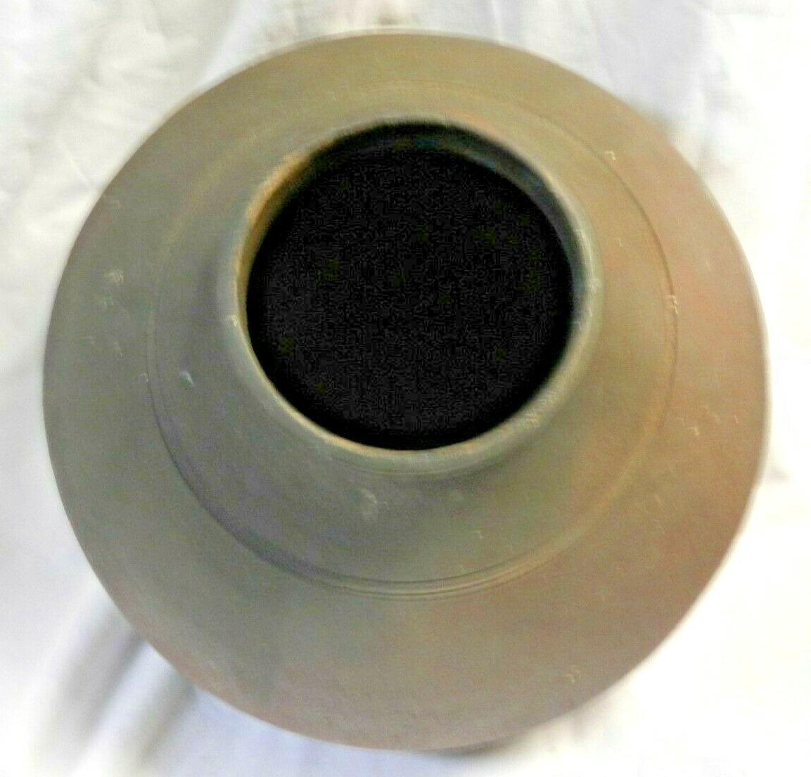 MASTERFUL POTTER RAKU LARGE VASE WITH FIREWORKS, CERAMIC BY MARTY MARKUS 9.5″