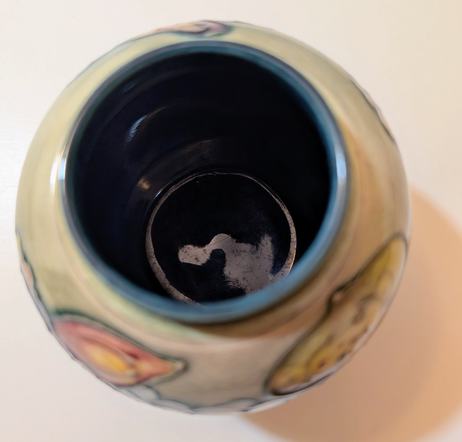William Moorcroft Ginger Jar Floral Flowers Art Pottery SEE DESCRIPTION