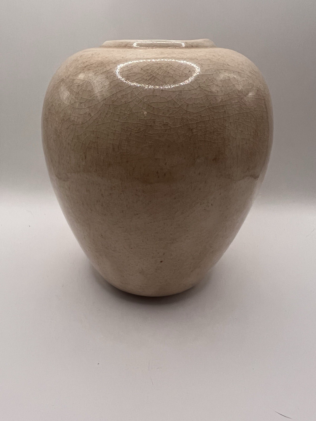 Tan Vase Handmade