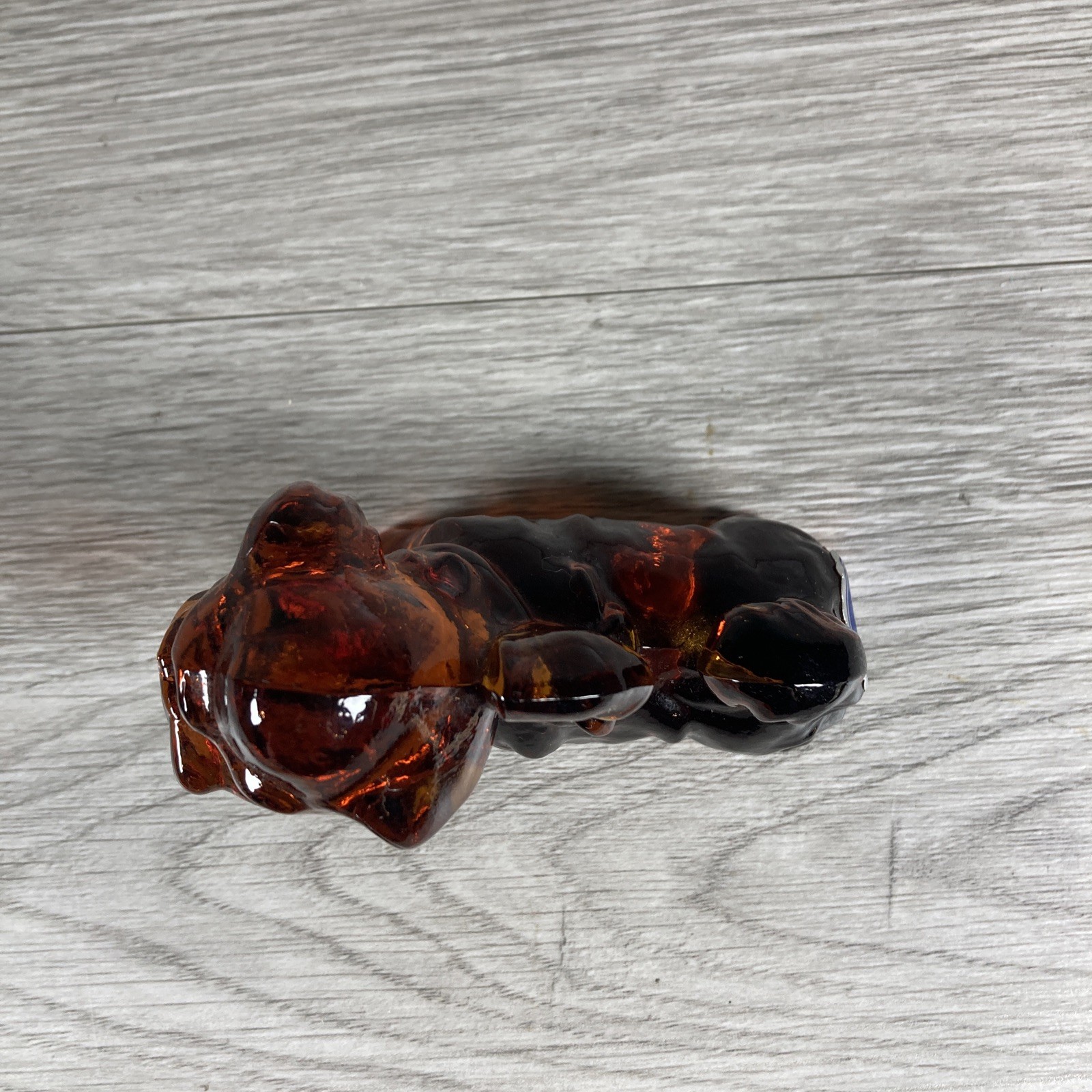 Imperial Caramel Glass Parlour Pup Scottie Dog Figurine