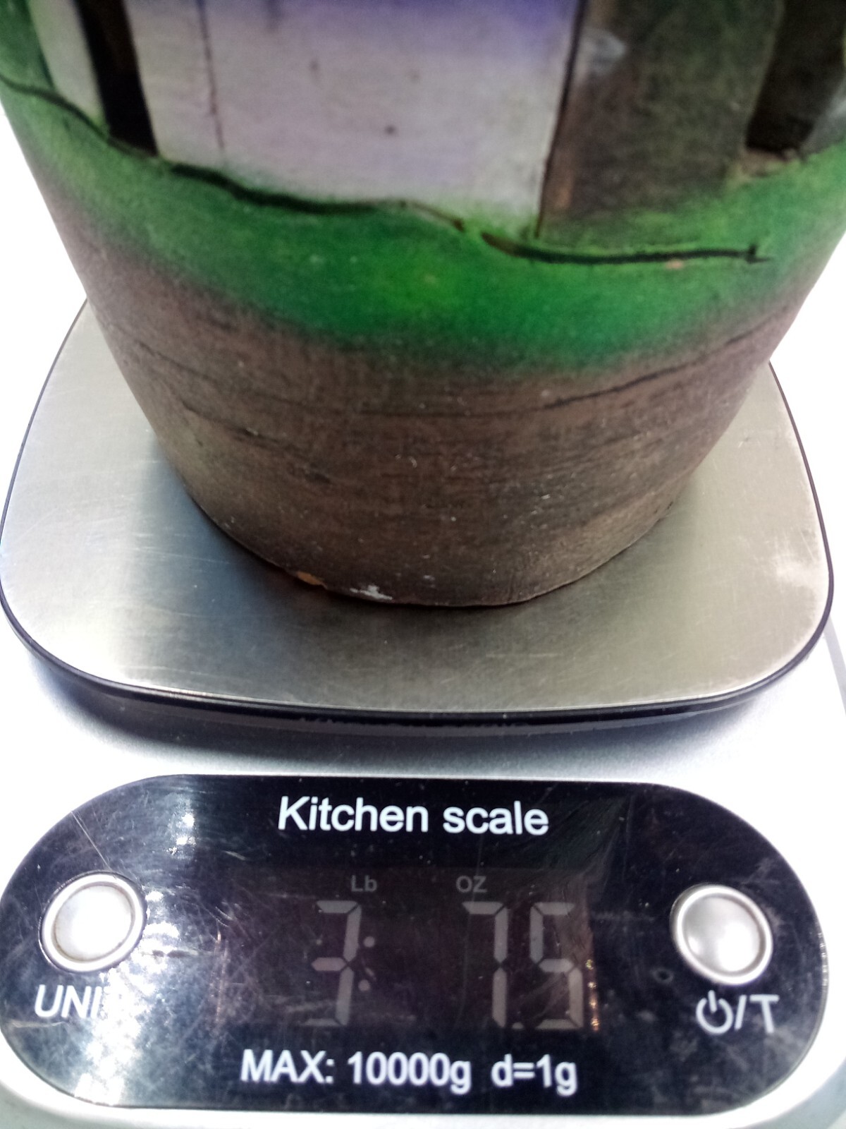 Handcrafted Art Pottery Vase 14 inch