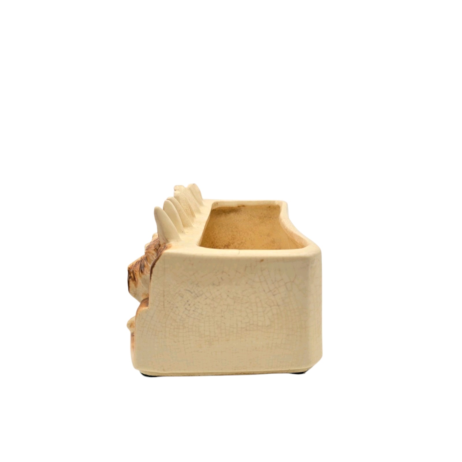 MCM McCoy Five Scottie Dogs Planter, Brown AND Cream Vintage 1949