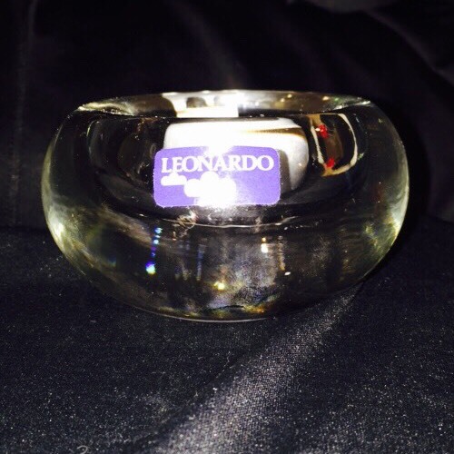 Leonardo of Germany Contemporary Glass Candle Holder Tea Light