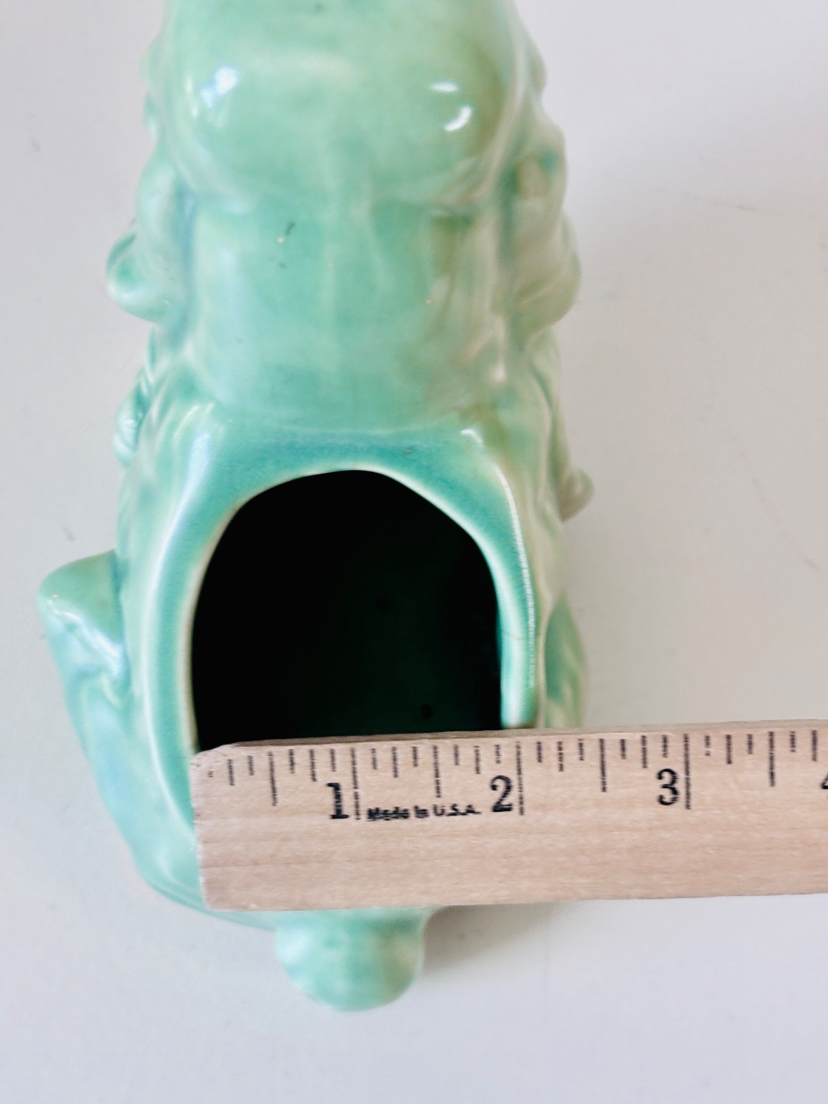 VTG 40’S SHAWNEE POTTERY COCKER SPANIEL DOG CERAMIC PLANTER POT JADEITE GREEN