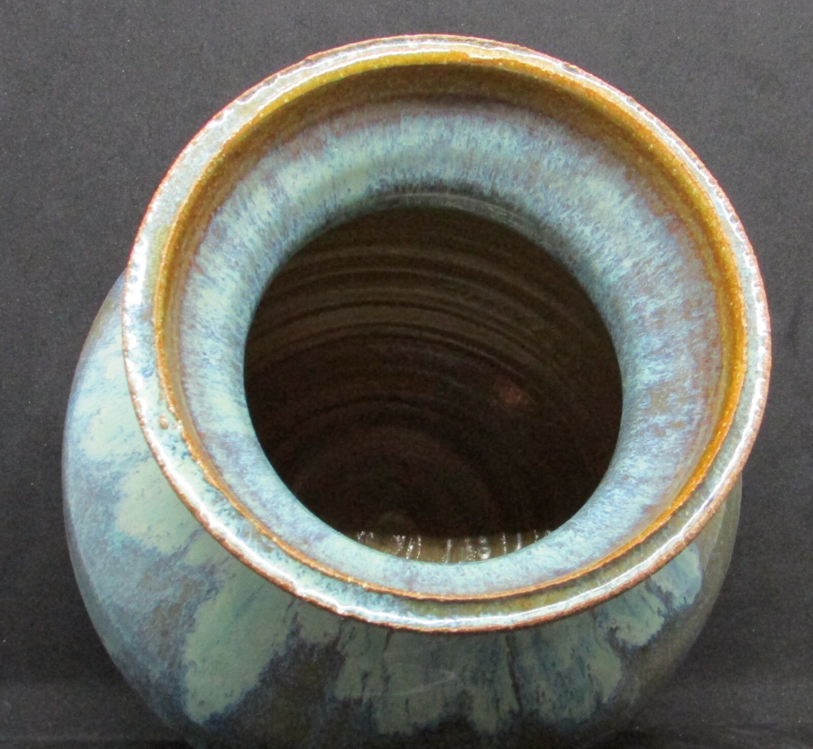 Jay Strommen Heavy Rotund Vessel Cinctured at the Neck w/ Angled Collar