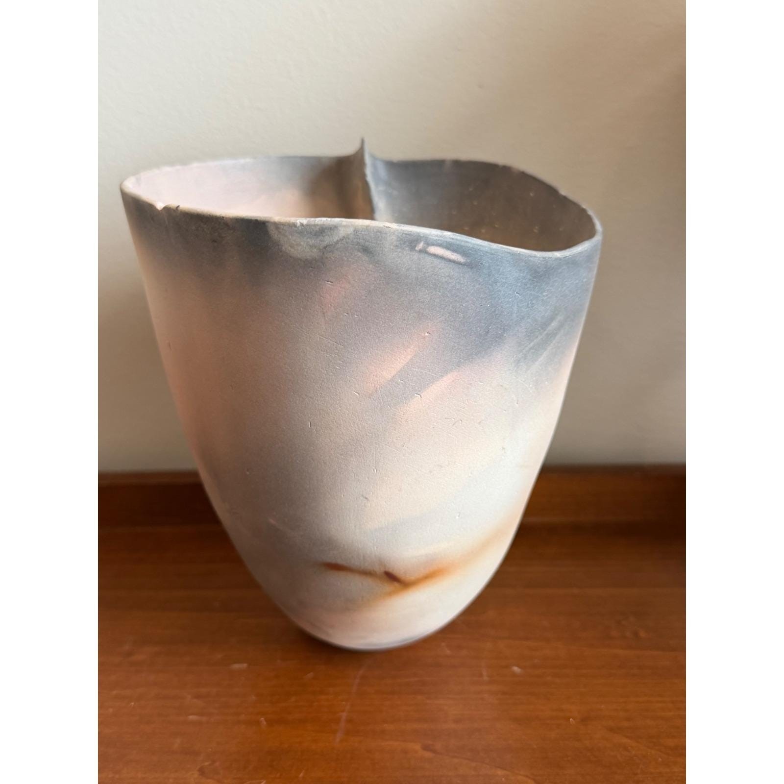 Richard DeVore Vessel Vase 250 Cranbrook Art Ceramic Glazed stoneware Organic