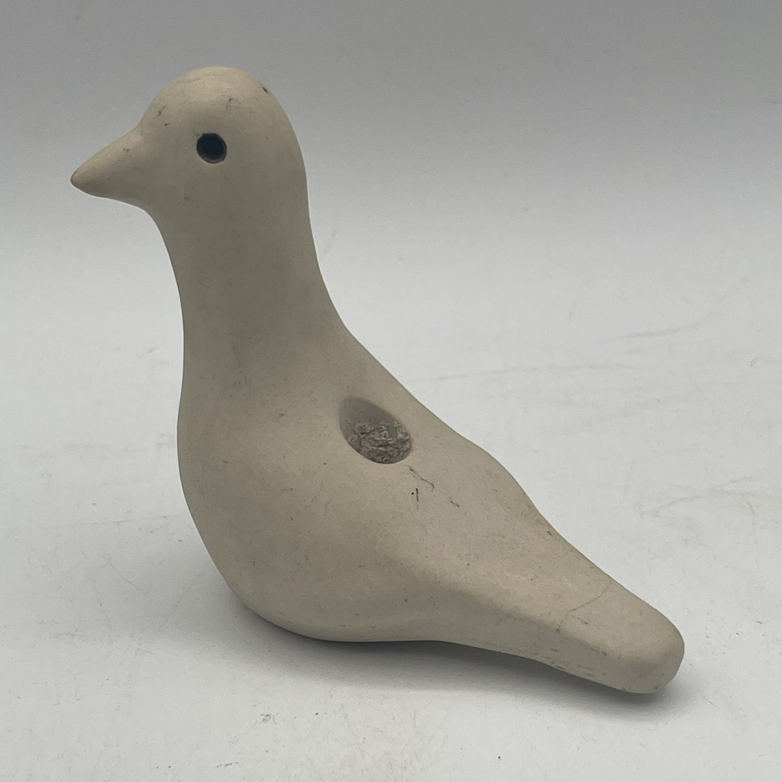 Vtg 1978 Signed Gordon Clay Bird Taper Candle Holder Studio Pottery Figurine