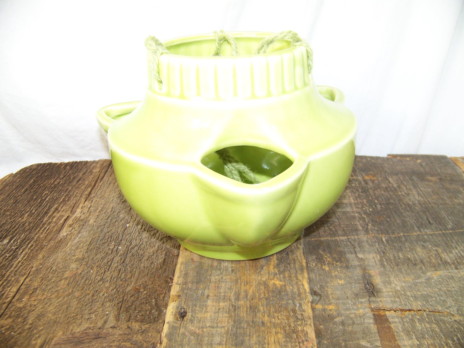 Vintage Strawberry Hanging Pottery Planter Hanging or Tabletop 603