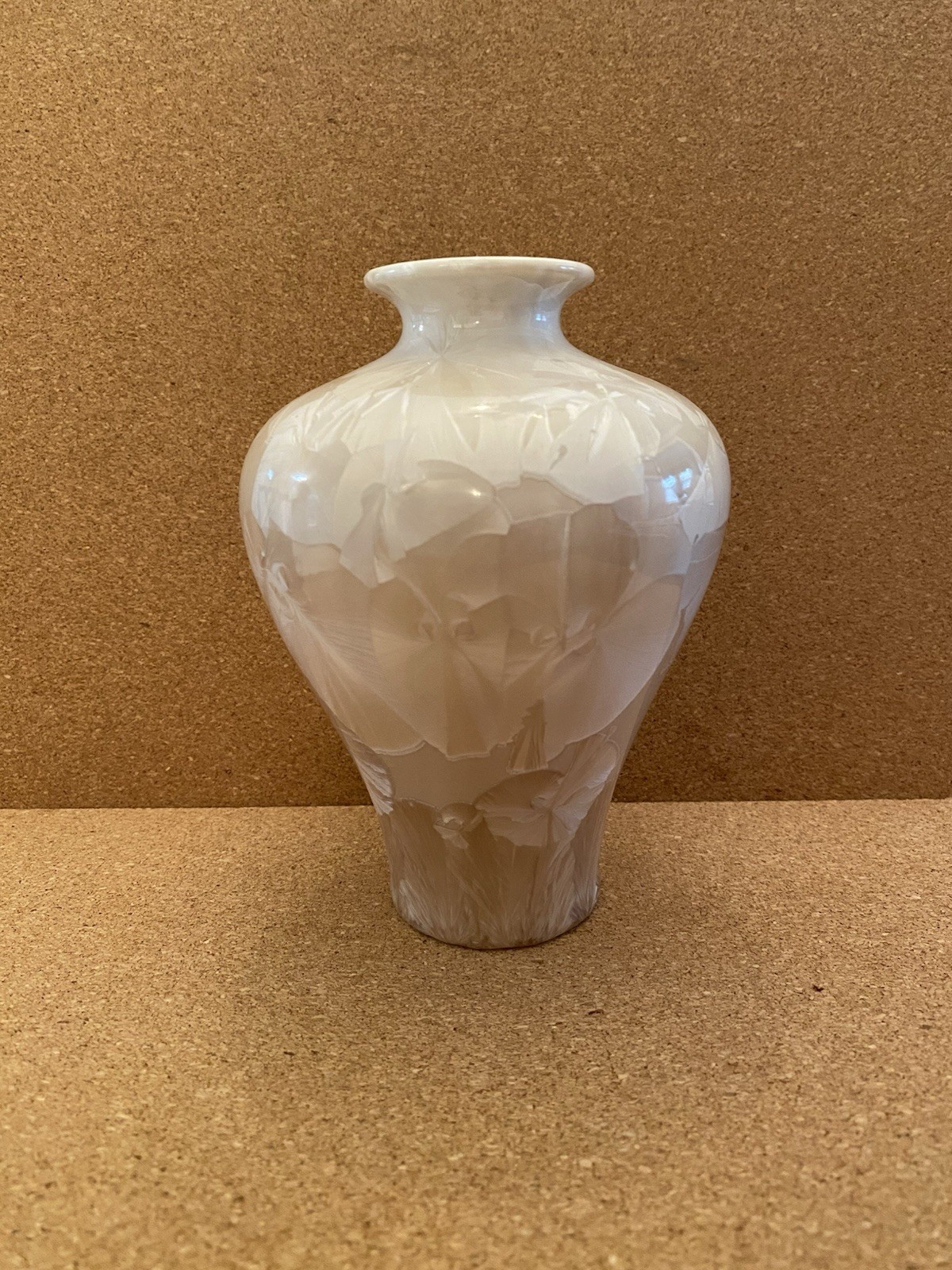 Vintage Bevan Norkin Crystalline Glazed Ceramic Art Vase
