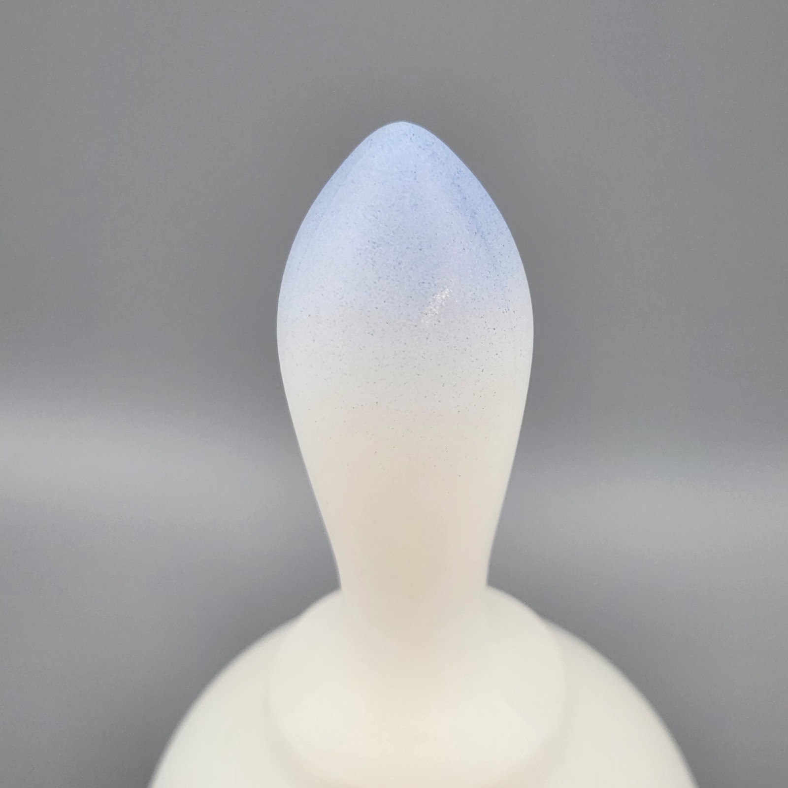 Fenton Satin Glass Bell Birds in Winter Second Edition Chickadee Ballet Signed