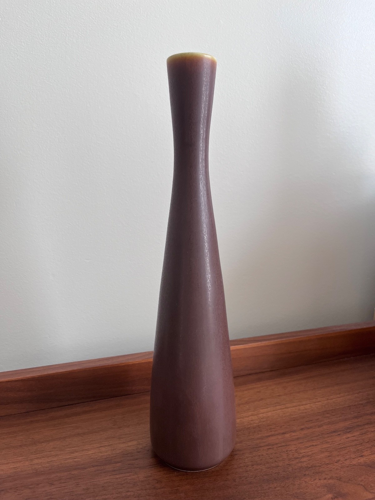 Palshus 12″ Tall Frode Bahnsen Stoneware Vase 1179/2 Denmark Haresfur