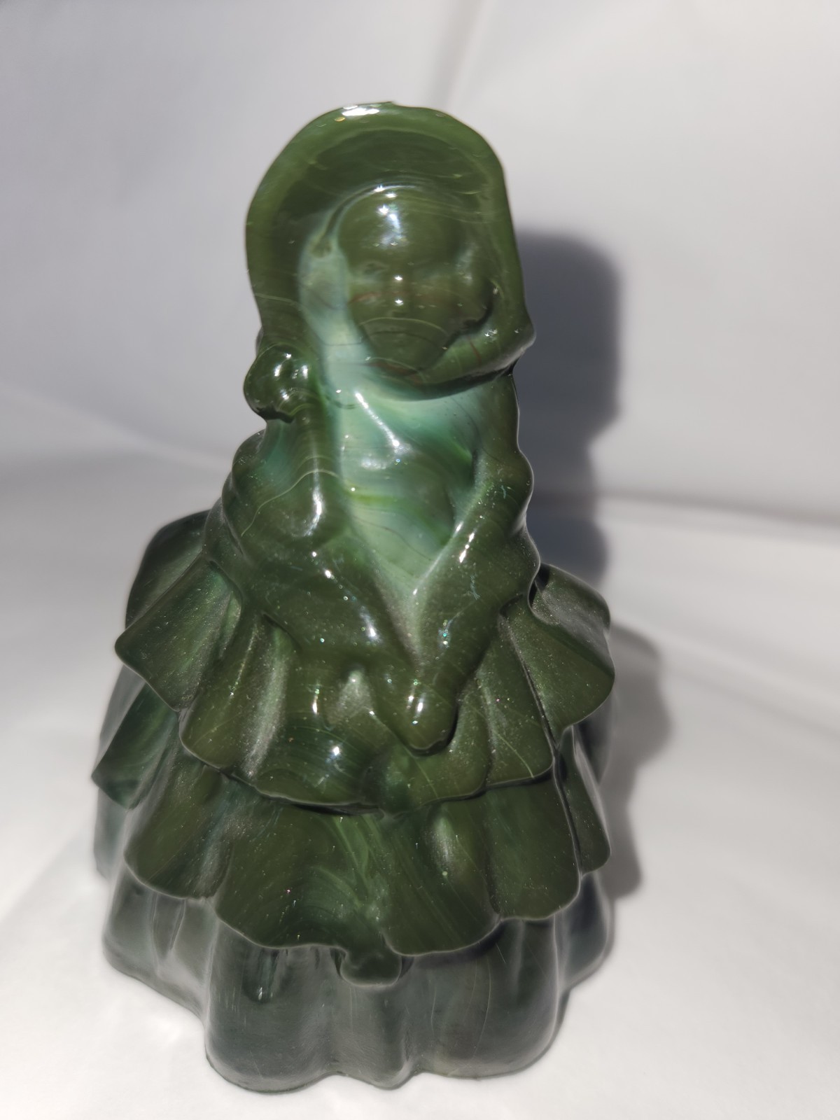Vintage Boyds Crystal Art Glass “Louise” the colonial lady collectible