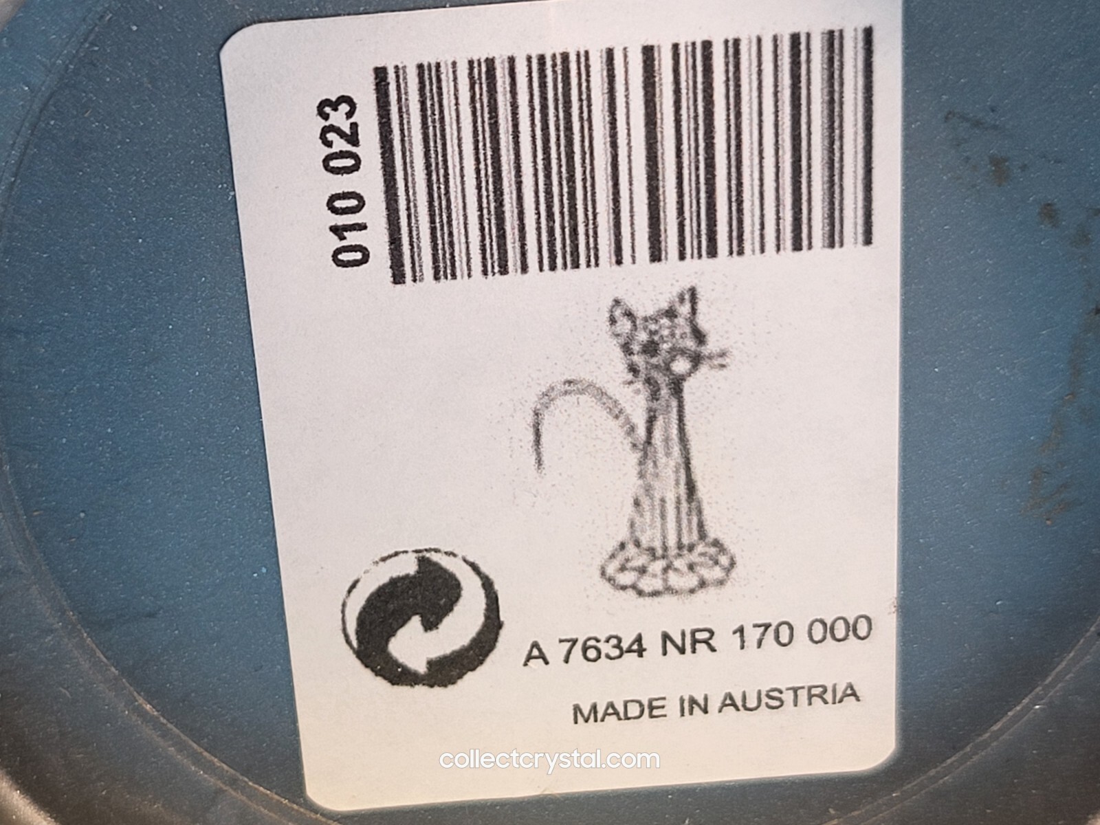 Swarovski Crystal Cat Tall Large 010023 or 7634 070 000