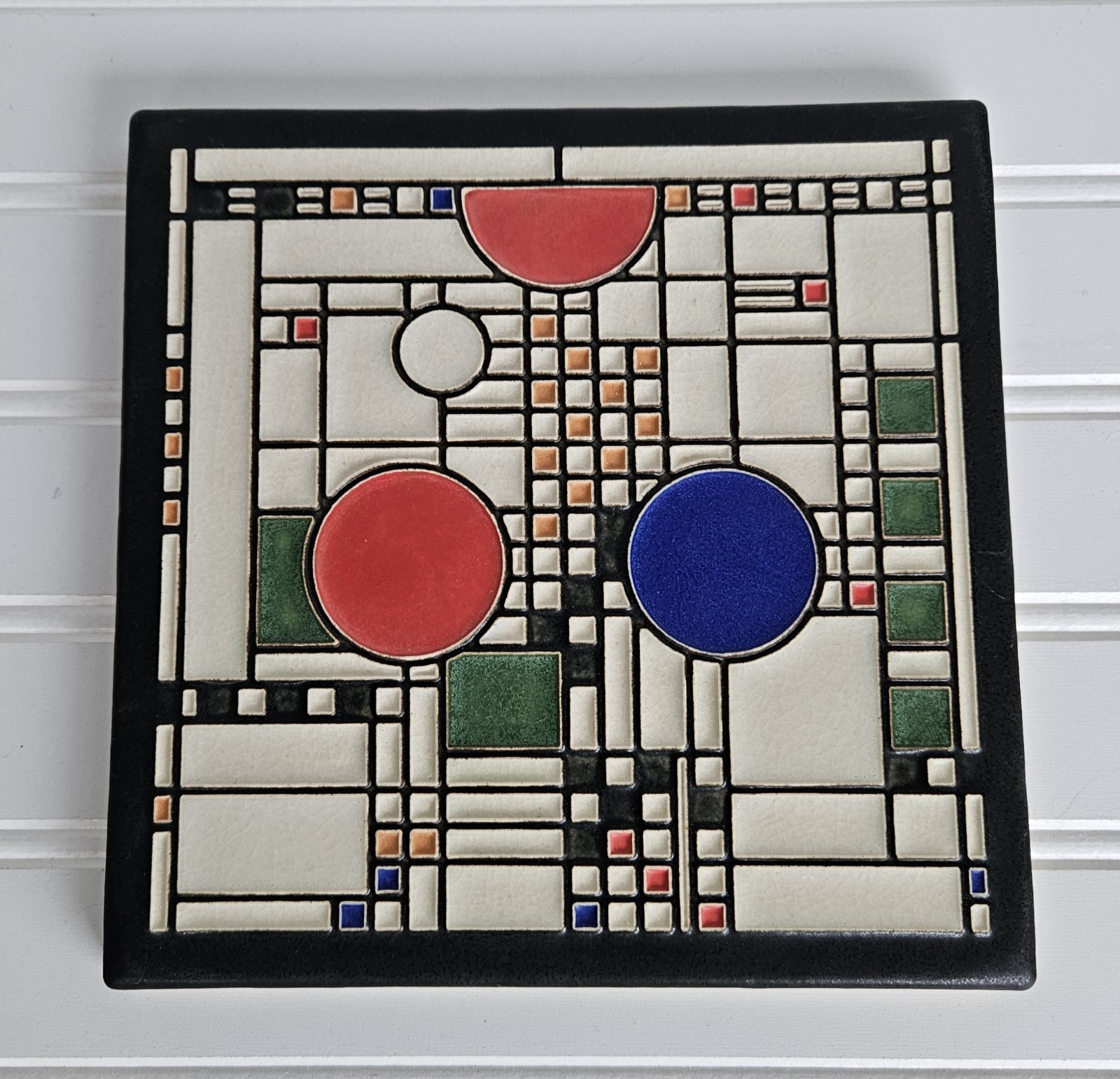 Motawi Tileworks Frank Lloyd Wright Coonley Playhouse Art Tile Ann Arbor MI. 8×8