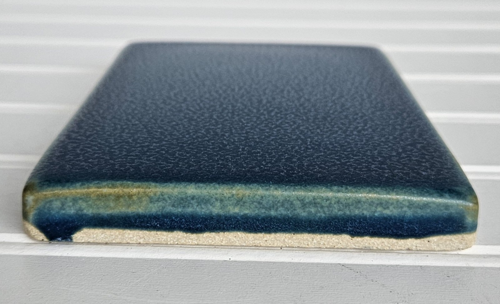 Motawi Tileworks Blue Caribbean Glazed Matte Tile Ann Arbor Michigan 6×4