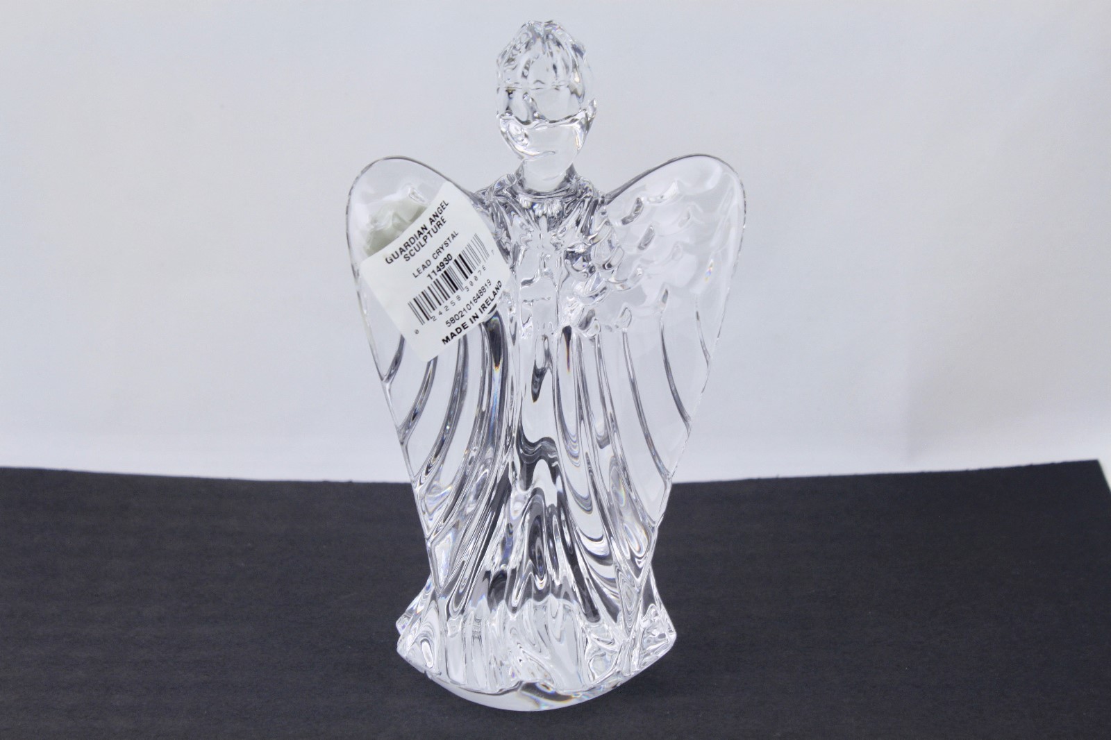 RARE WATERFORD CRYSTAL GUARDIAN ANGEL FIGURINE – NEW