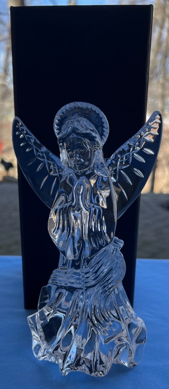 Waterford Crystal Lismore Angel of Prayer Figurine 1st Edition Mint in Box