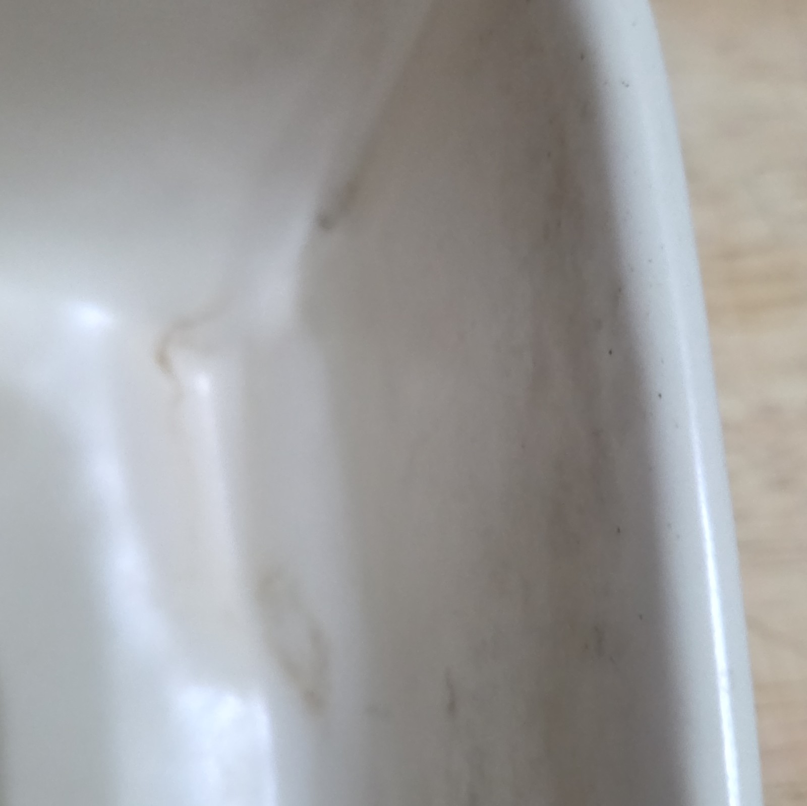 Vintage Mid-Century White Ceramic Art Pottery Planter Rectangle Textured USA 76