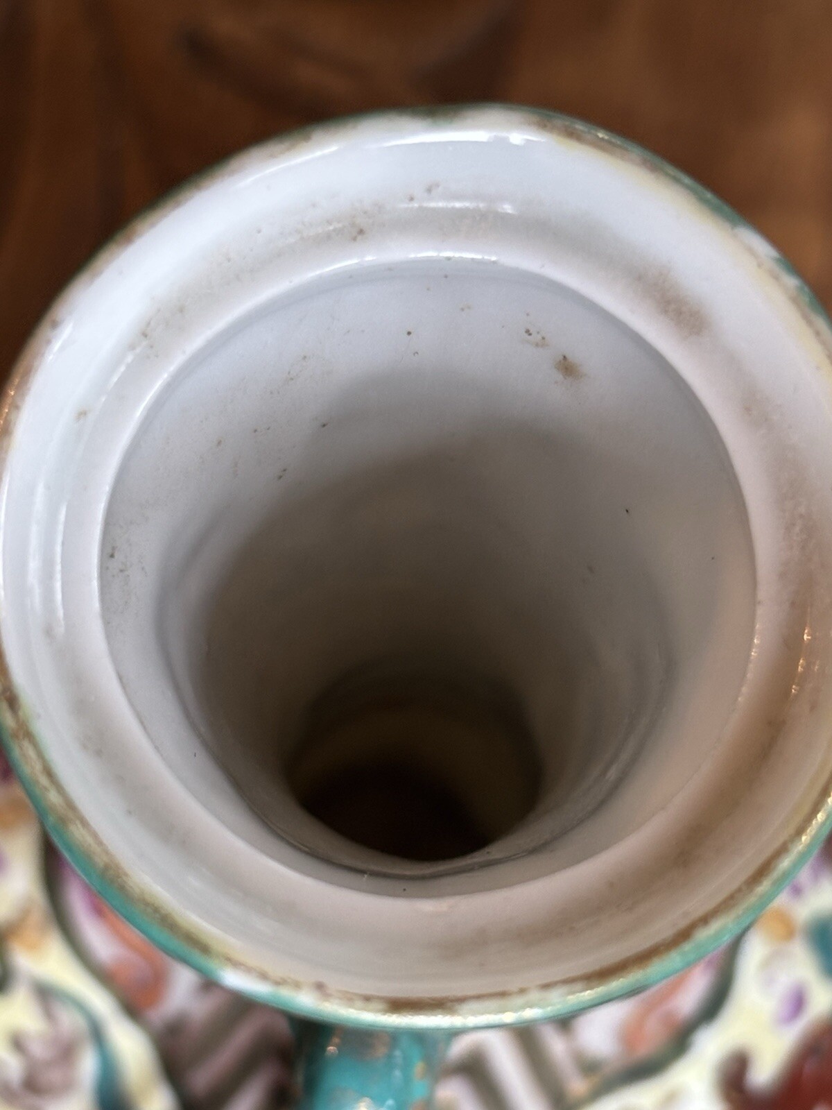 Unmarked Nippon/japan 11” Vase 2 Handle Edwardian Victorian