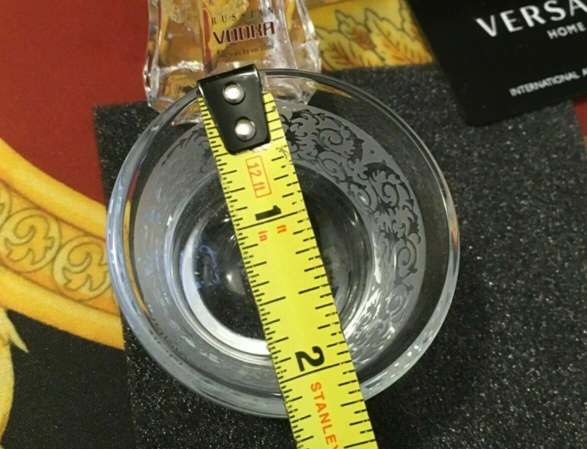 VERSACE MEDUSA CANDLE HOLDER GLASS DINNER TABLE HOME LOVE NEW sale