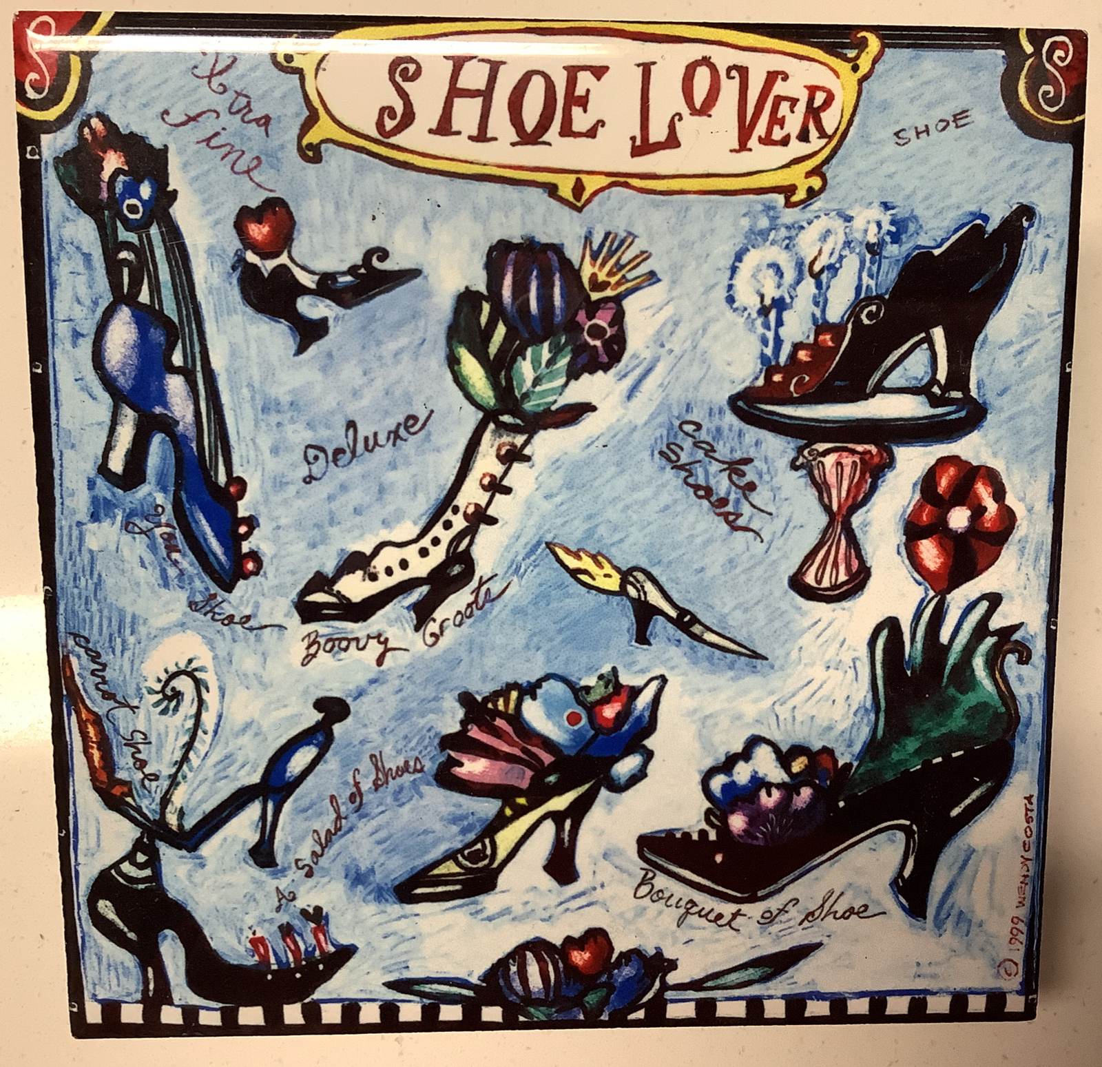 Wendy Costa Shoe Lovers Trivet NWT