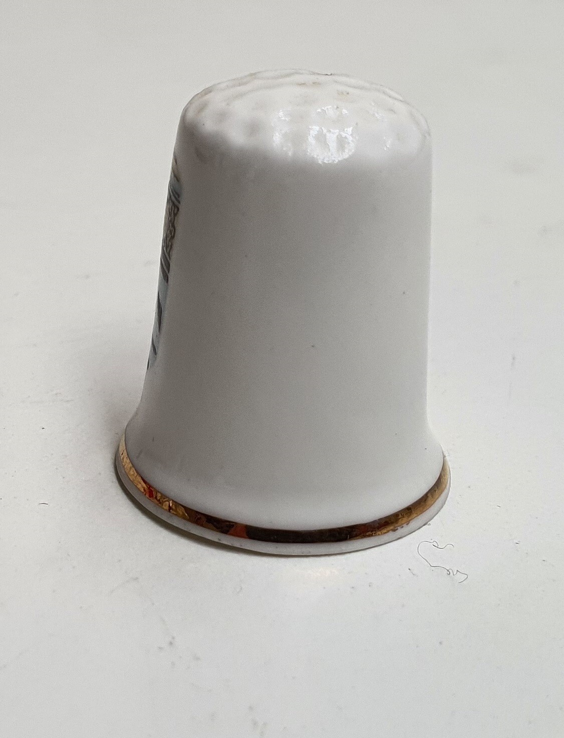 North Lodge Bone China Saint Werburga Chester Cathedral Souvenir Thimble 3cm