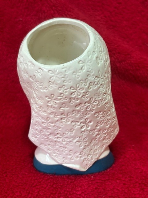 Vintage Enesco Lady Head Vase *as is*