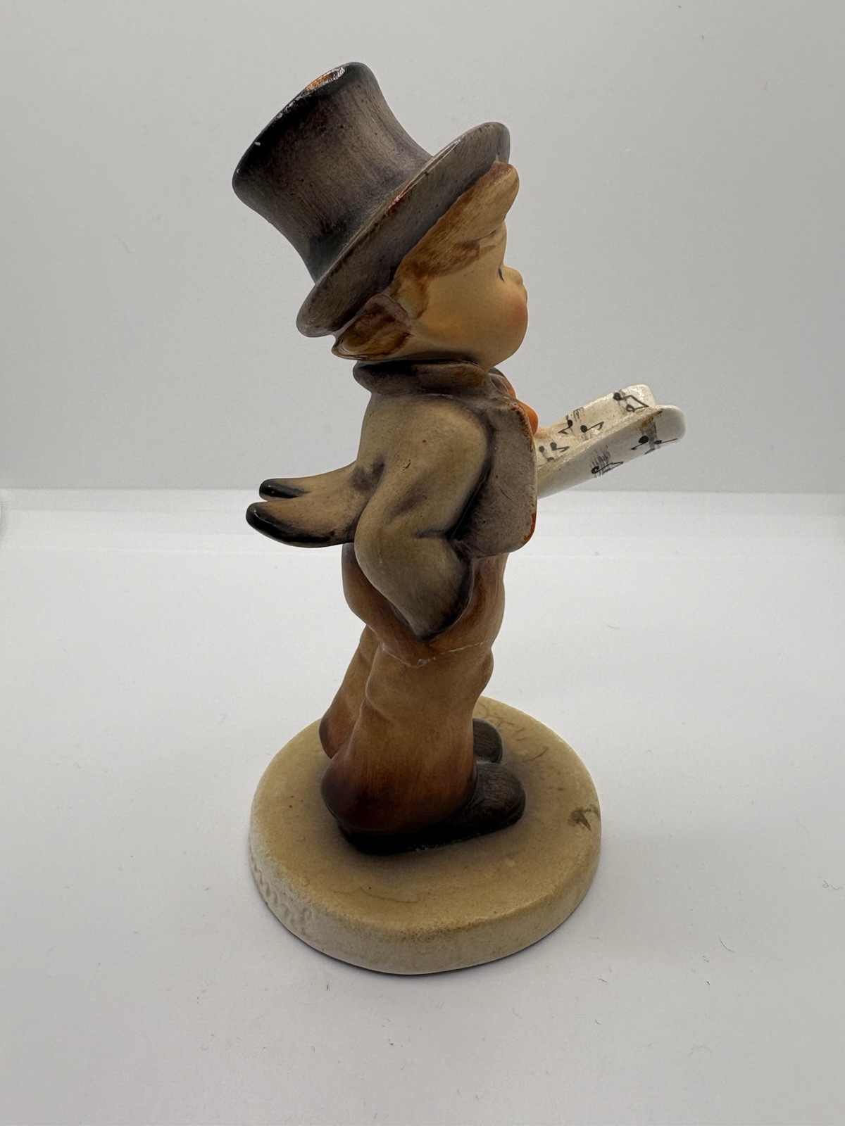 Goebel Hummel #131 “Street Singer” TMK5 W. Germany 5” w/ Sheet Music Variation
