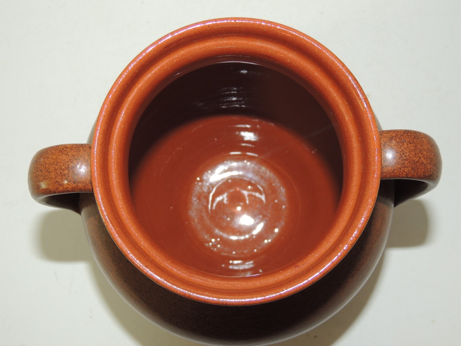 2003 Breininger Redware Pottery Pot/Jug w/ Double Handles, Signed & Dated, EX++
