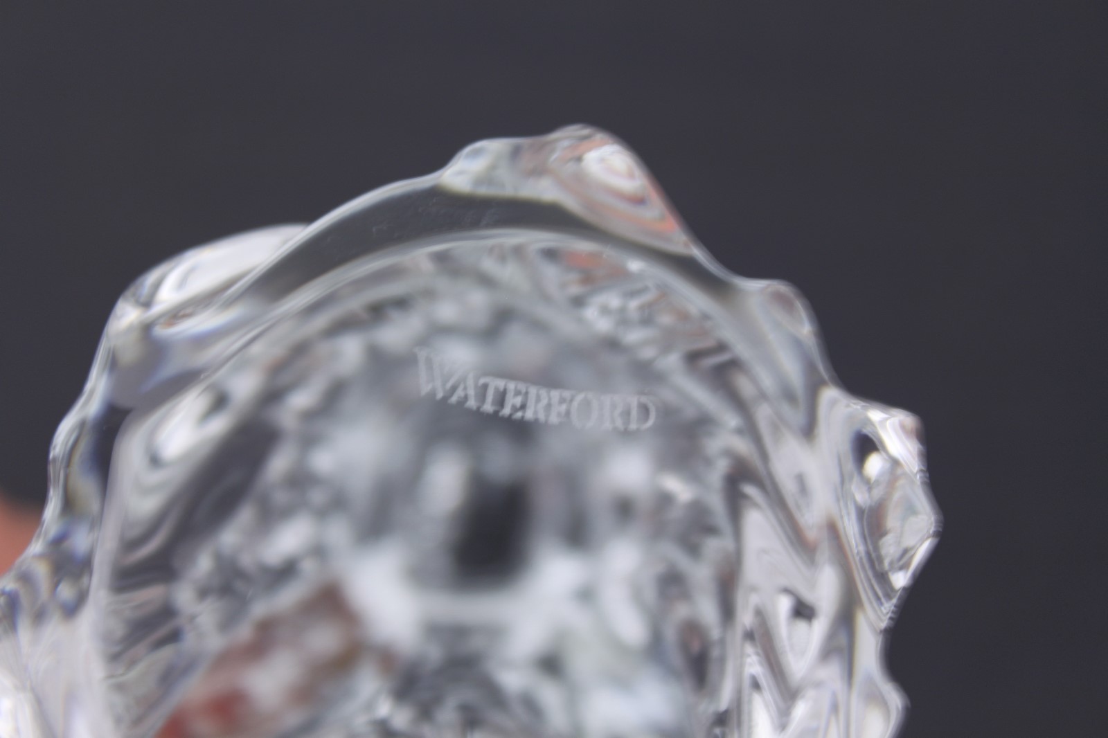 RARE WATERFORD CRYSTAL GUARDIAN ANGEL FIGURINE – NEW