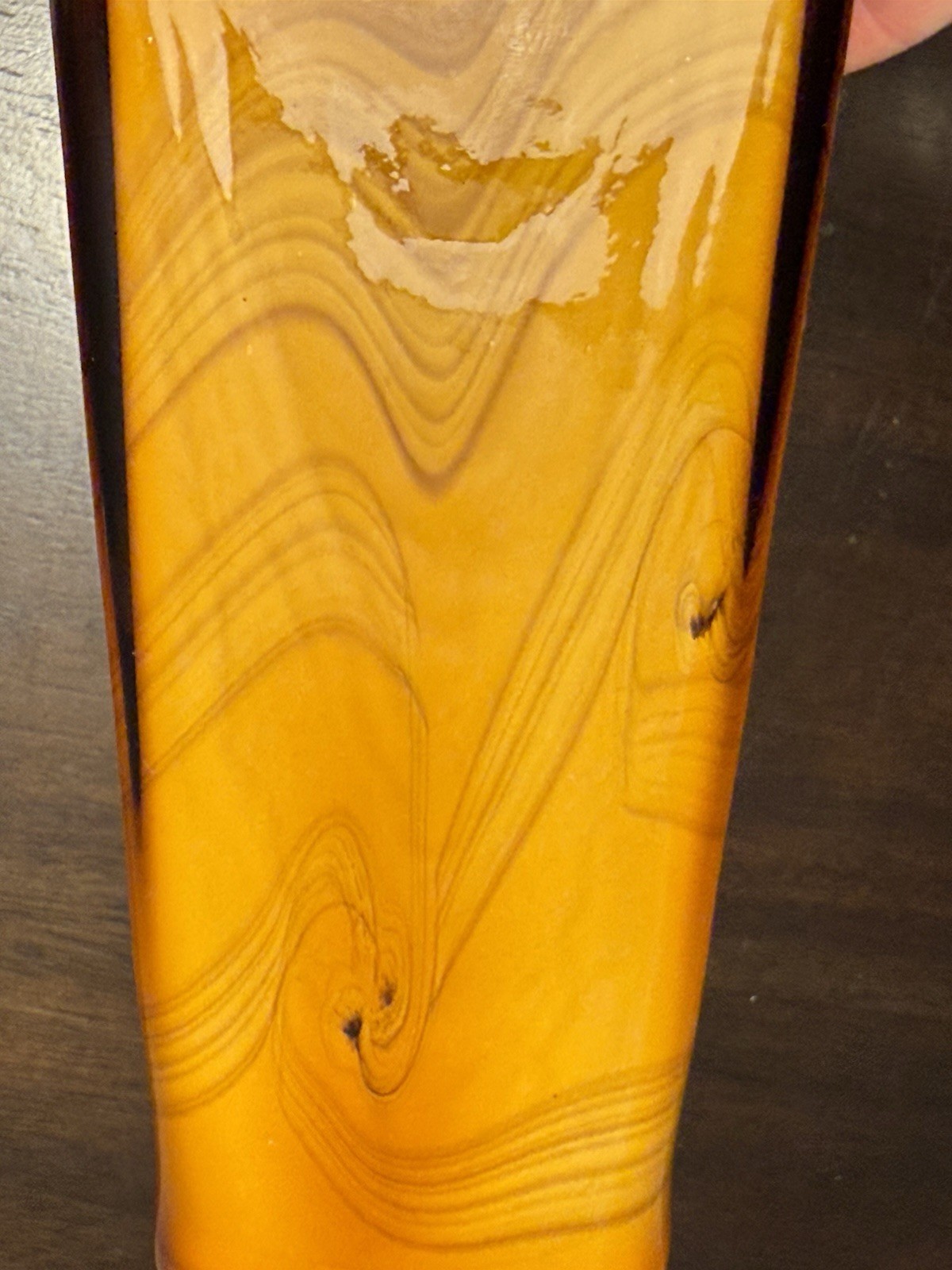 Handblown Multicolor Art Glass Murano Style Mid Century 9.5in Vase