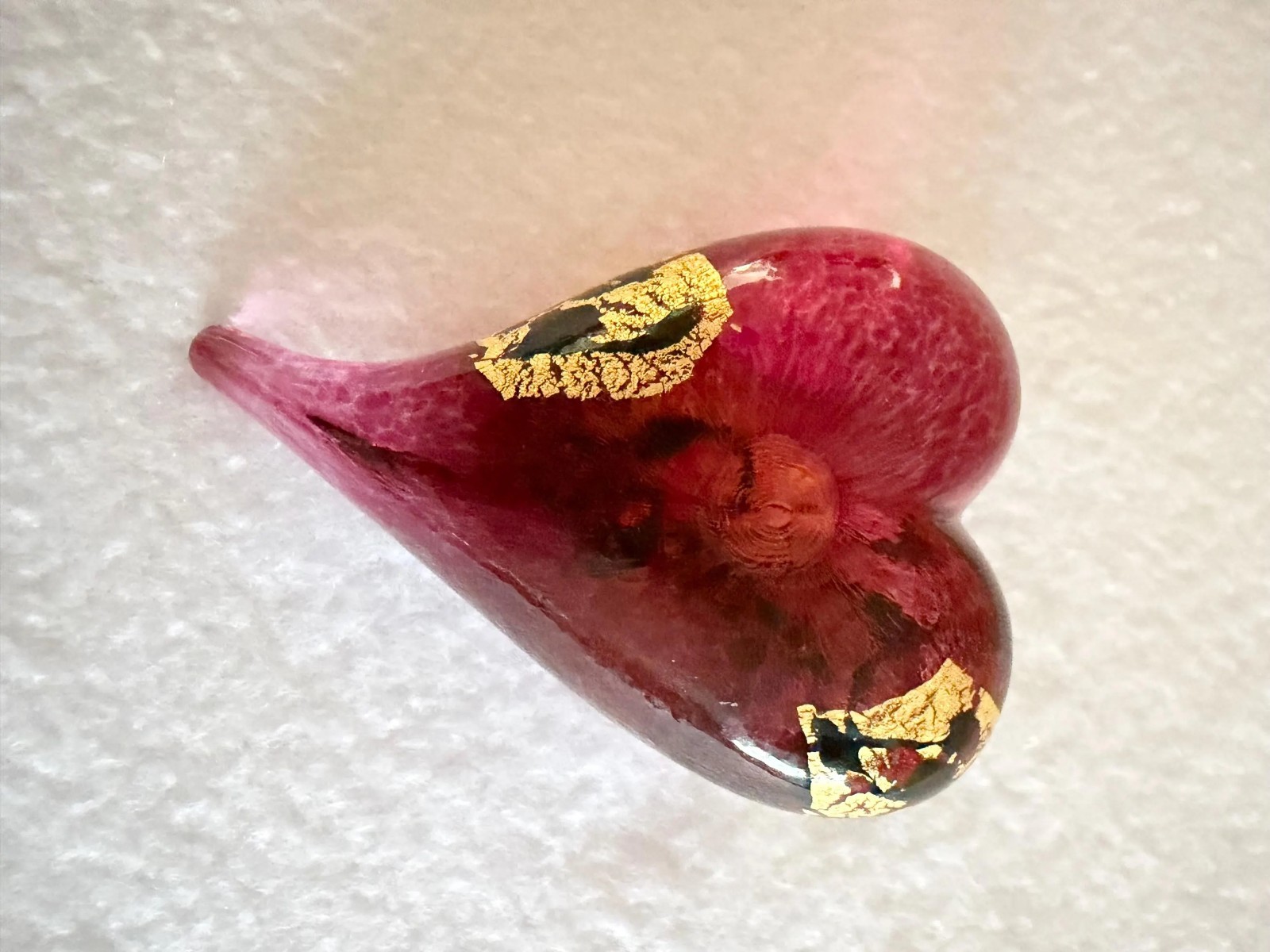 Robert Held Art Glass Heart