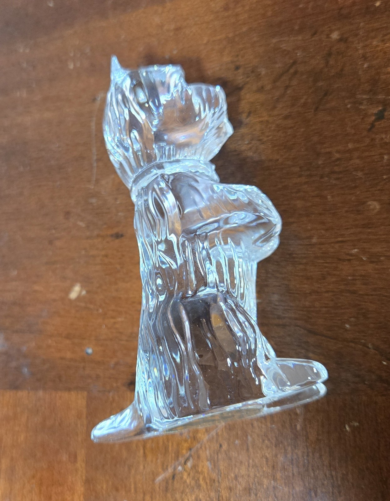 Adorable WATERFORD Cut Crystal Westie Dog Terrier 3 1/4″ Figurine W/label EUC