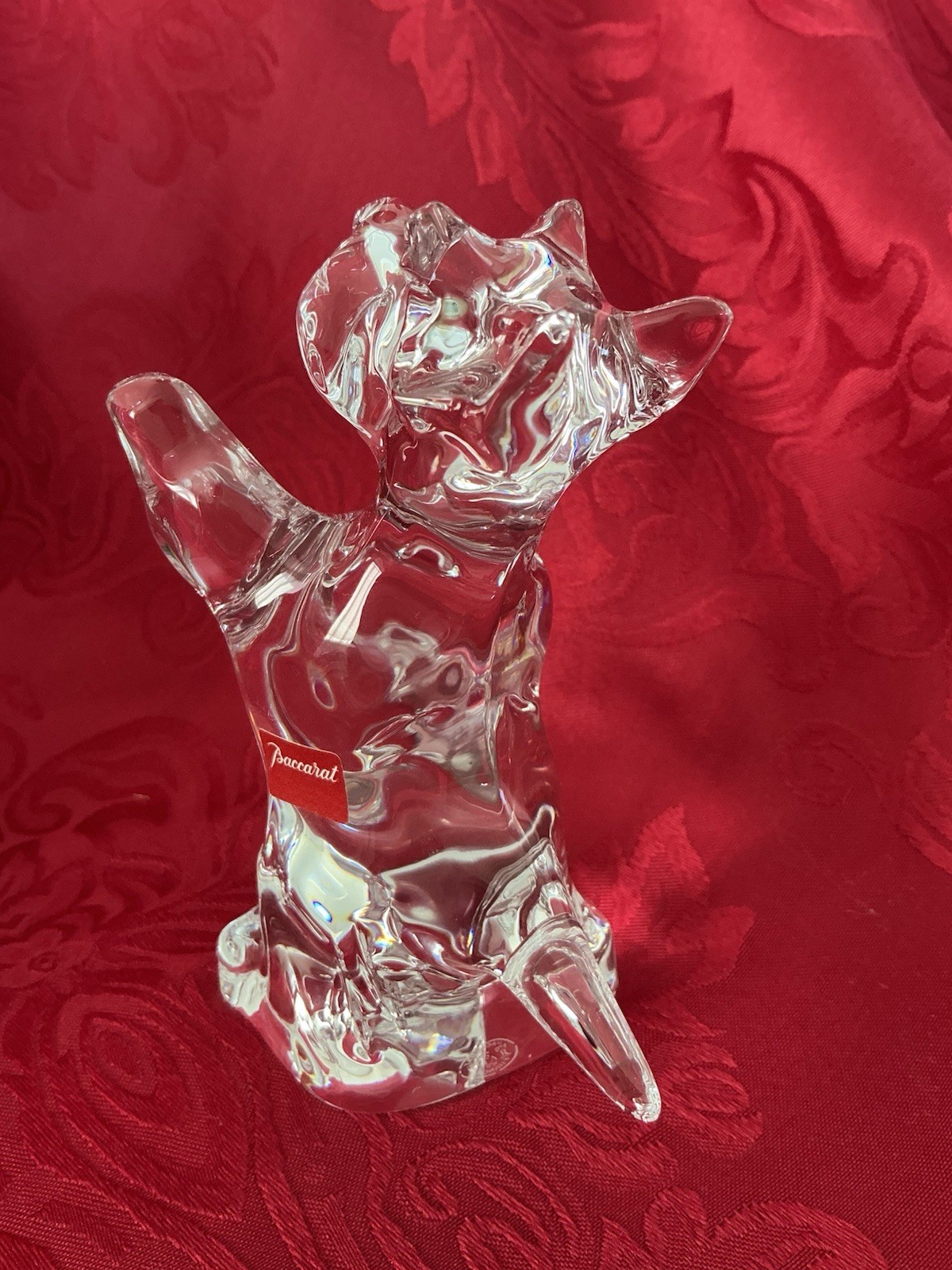 NIB FLAWLESS BACCARAT France Glass SCOTTIE TERRIER Crystal DOG PUPPY Figurine