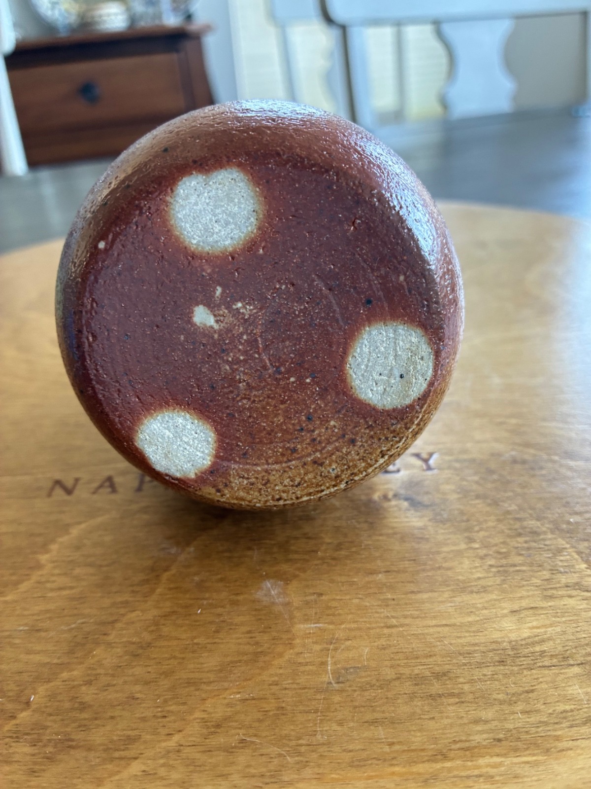 Vintage Hand-Thrown Studio Pottery Vessel – 4.75 ” Tall